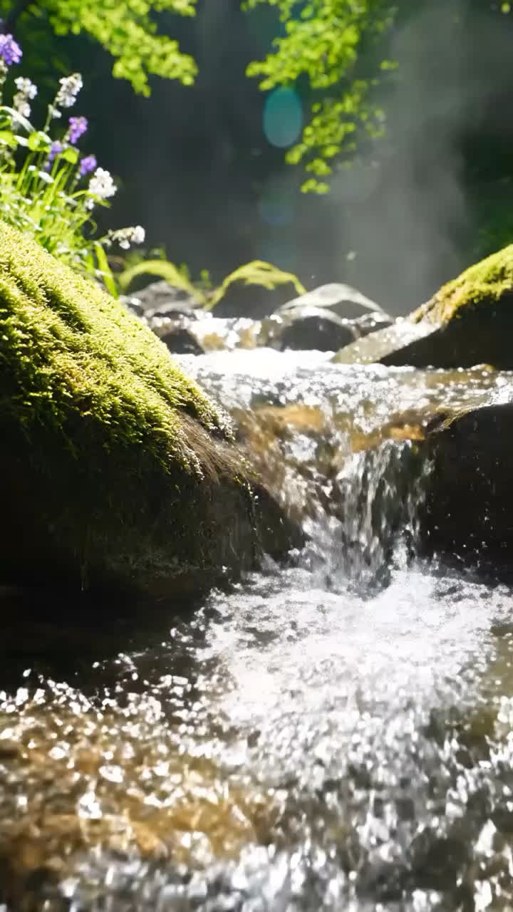 Wake up to the refreshing sound of a crystal-clear mountain stream! 🏔️💧 Start your day with pure nature. ✨

햇살 아래 반짝이는 맑은 개울물 소리와 함께 시원한 아침을 시작하세요. WakeyClips가 당신의 방 안으로 숲속의 청량함을 배달합니다. 🌿 ¡Despierta con el sonido refrescante del arroyo de montaña! Siente la pureza de la naturaleza cada mañana con #WakeyClips. 🍃 استيقظ على صوت خرير مياه الجداول الجبلية النقية. ابدأ يومك بنشاط وانتعاش مع أصوات الطبيعة. 🏞️✨ 透き通る山流の音で、最高に爽やかな目覚めを。太陽の光と水のせせらぎがあなたの朝を彩ります。🌸