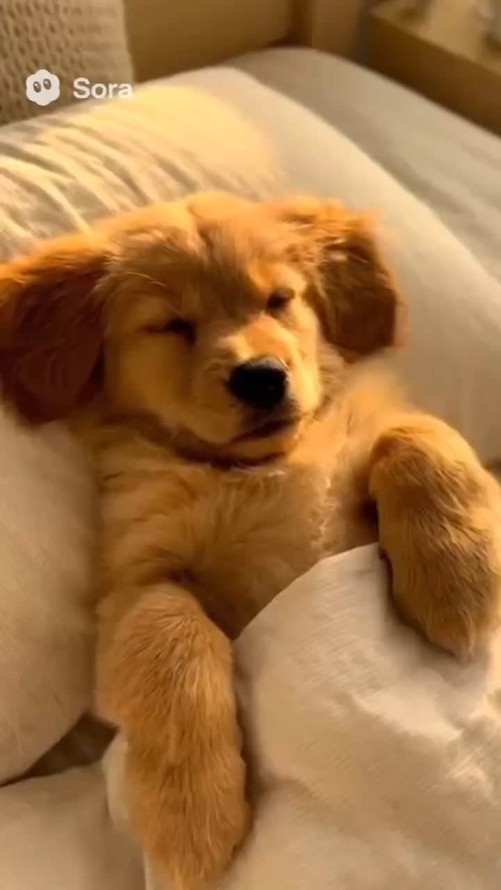 Some say puppies are full of energy. They’ve never seen one face Monday morning 🫠🐶 #puppy #mondaymood #relatable #goodmorning #funnydog #sleepy #fyp #dogmemes