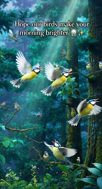 Hope our birds make your morning brighter 🐦✨ #birds #🕊️
