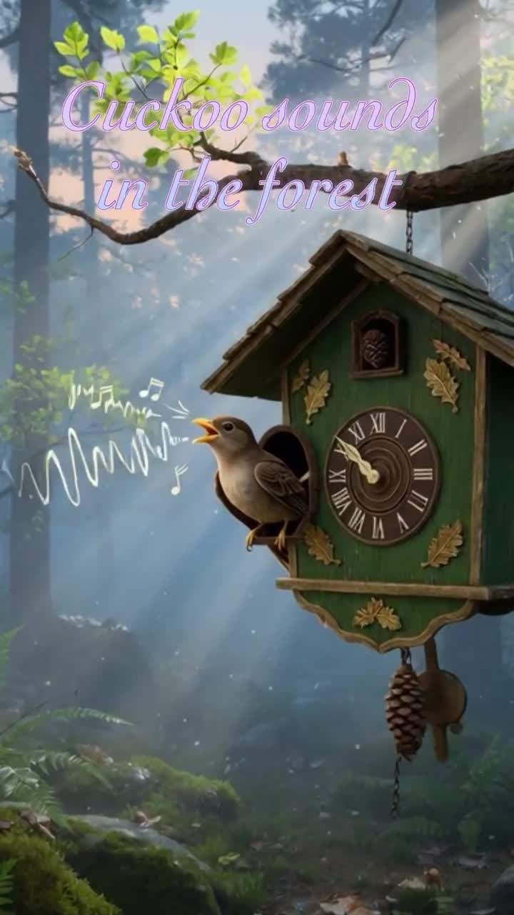 Cuckoo sounds in the forest 🌲🕊️